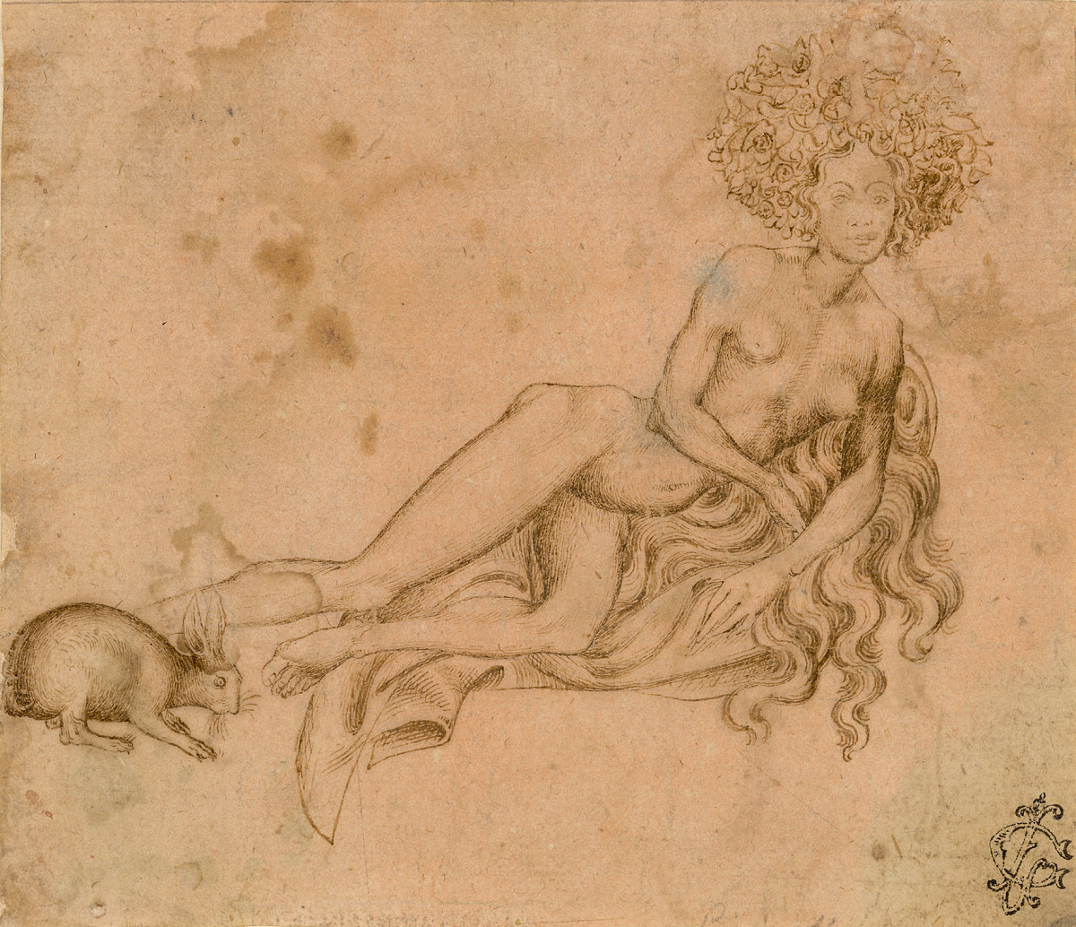 Antonio Pisano, called Pisanello: Allegory of the Luxuria (verso), ca. 1425–1430