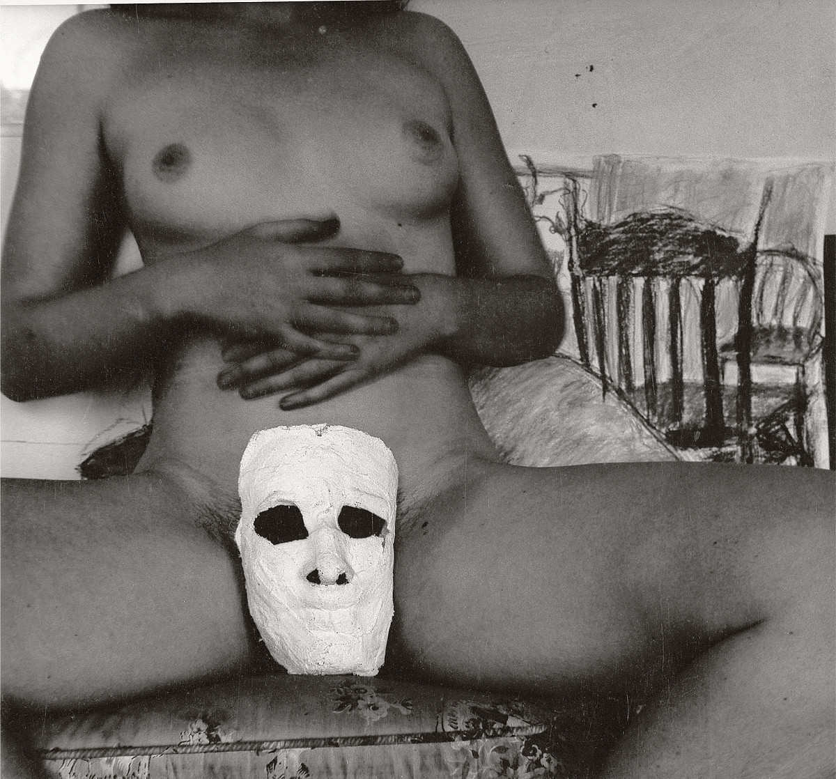 Francesca Woodman: Face, 1976
