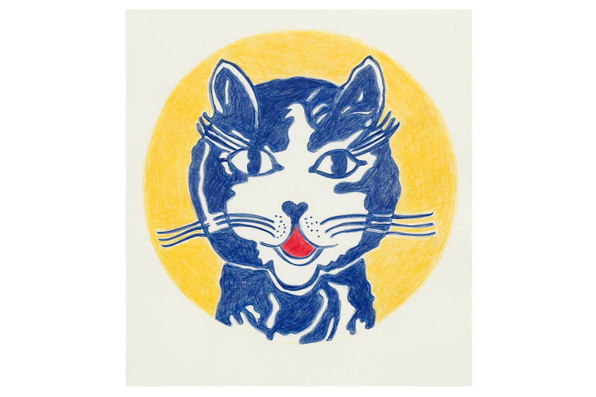 Sturtevant: Lichtenstein Laughing Cat, 1987