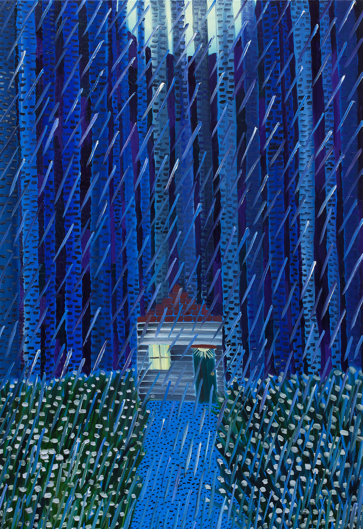 Matthew Wong: Blue Rain, 2018