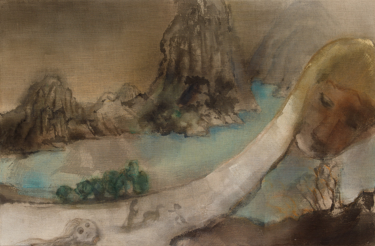 Leiko Ikemura: Tokaido (Triptych Part 2), 2015