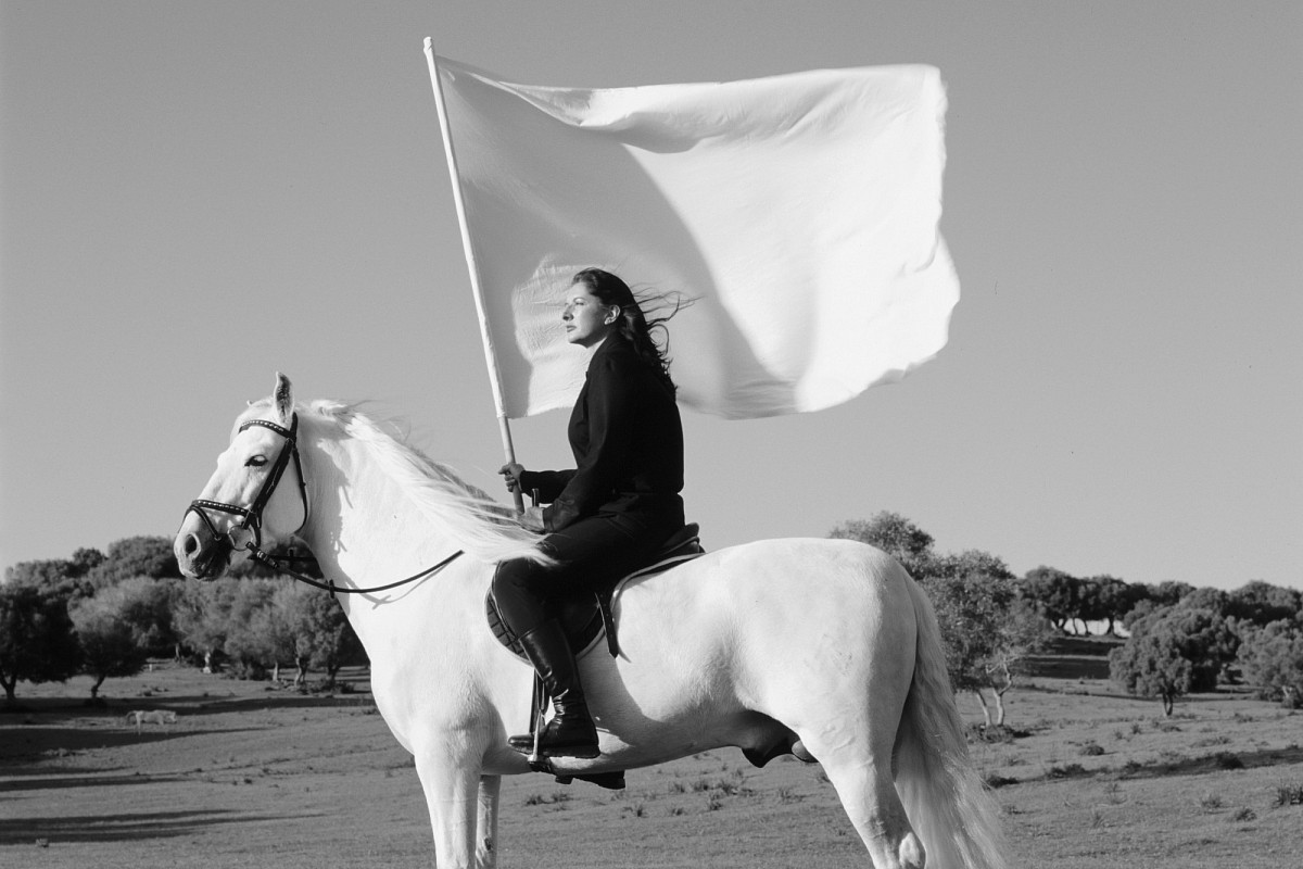 Marina Abramović | The Hero, 2001, Courtesy of the Marina Abramović Archives, and Galeria Luciana Brito © Courtesy of the Marina Abramović Archives / Bildrecht, Vienna 2025