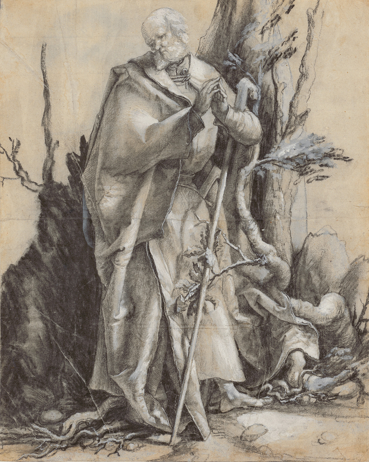 Matthias Grünewald: Moses before the Burning Bush, c. 1516