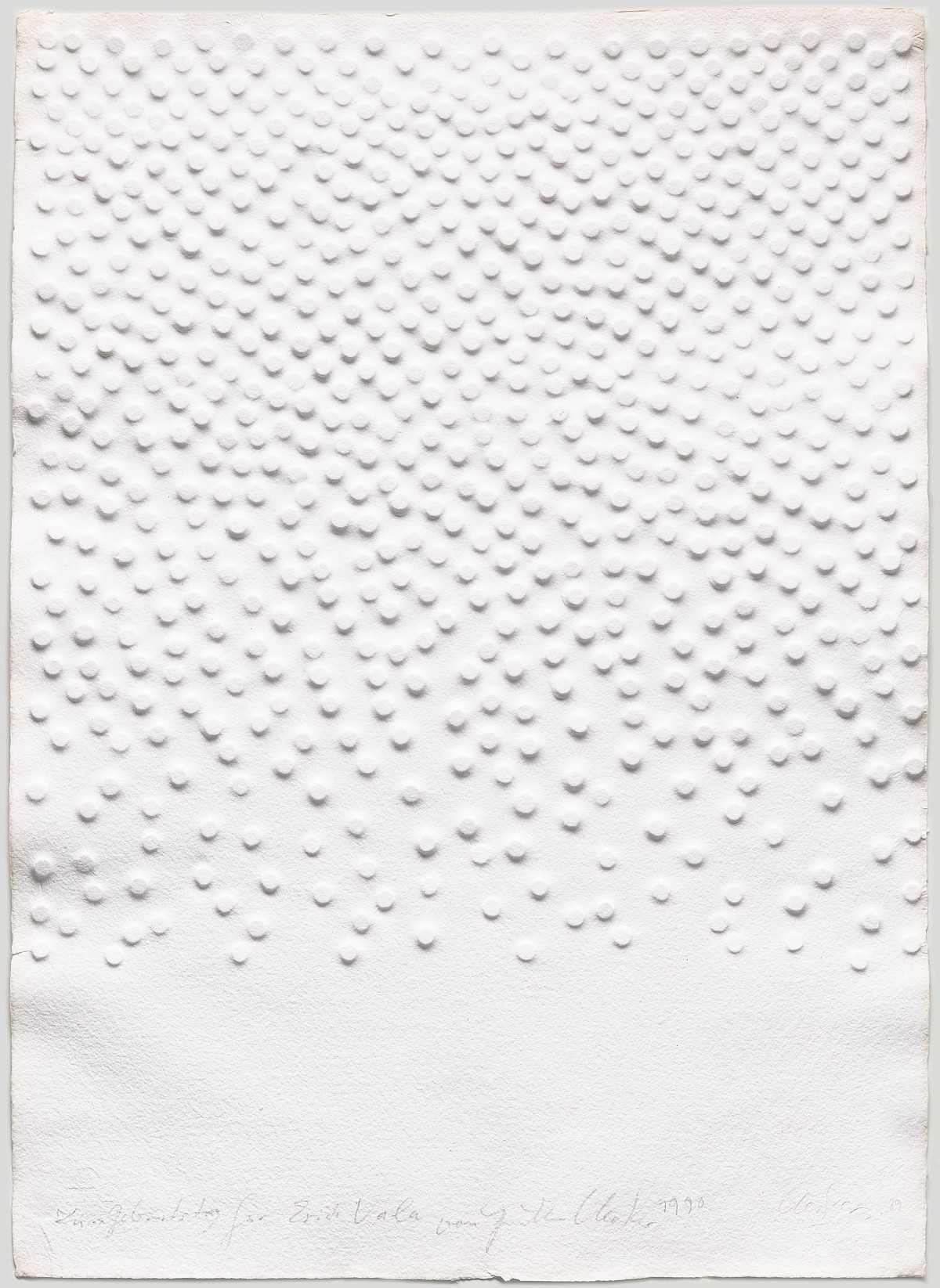 Günther Uecker: Untitled, 1989