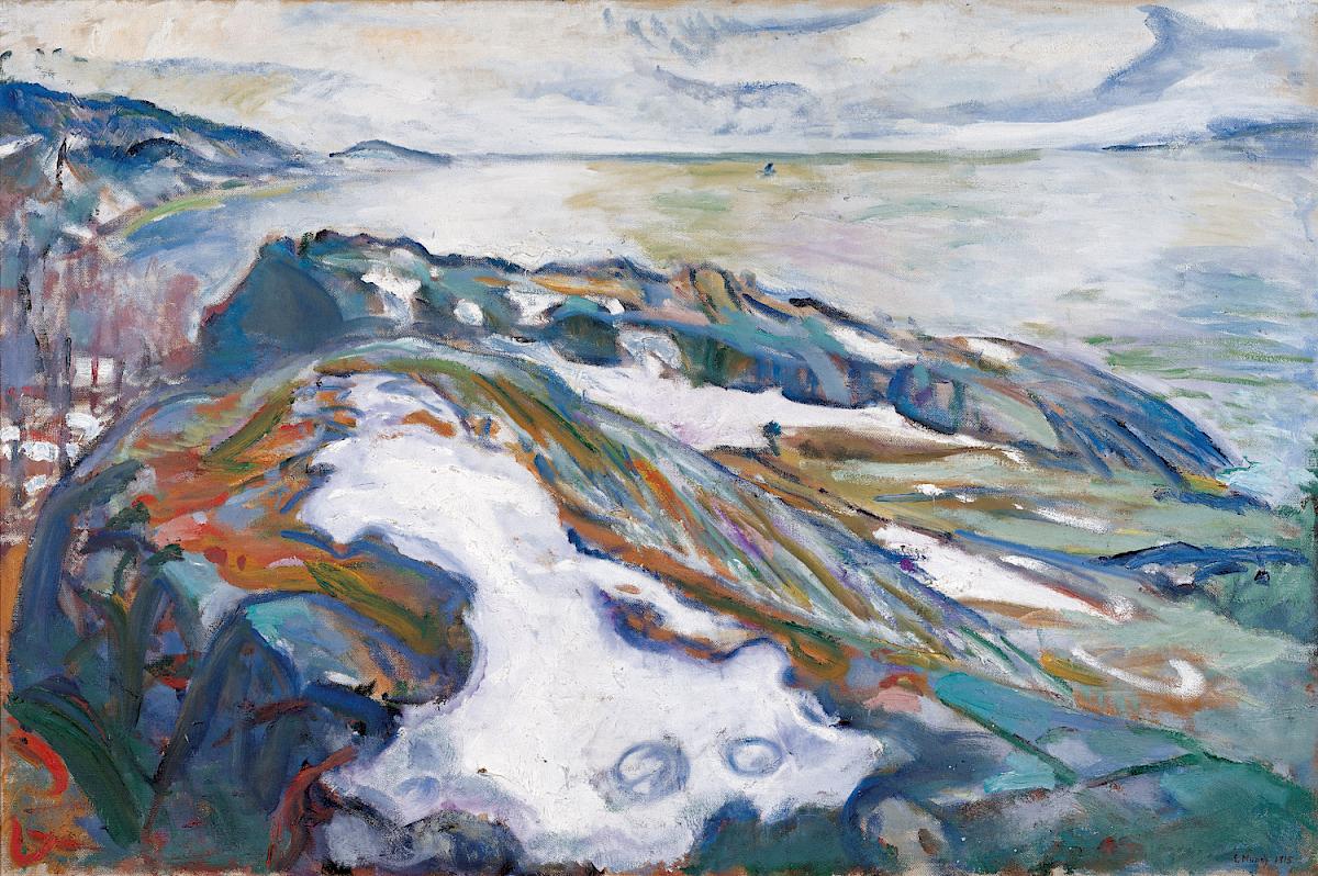 Edvard Munch: Winter Landscape, 1915