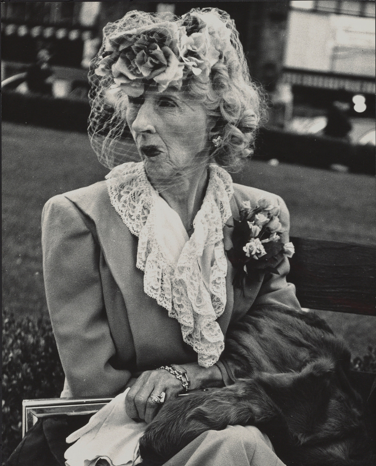 Lisette Model: Woman with Veil, San Francisco, 1949