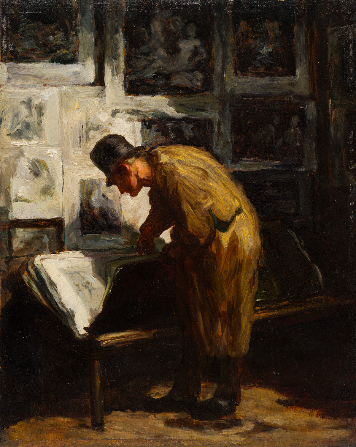 Honoré Daumier: The print collector, C. 1860–62