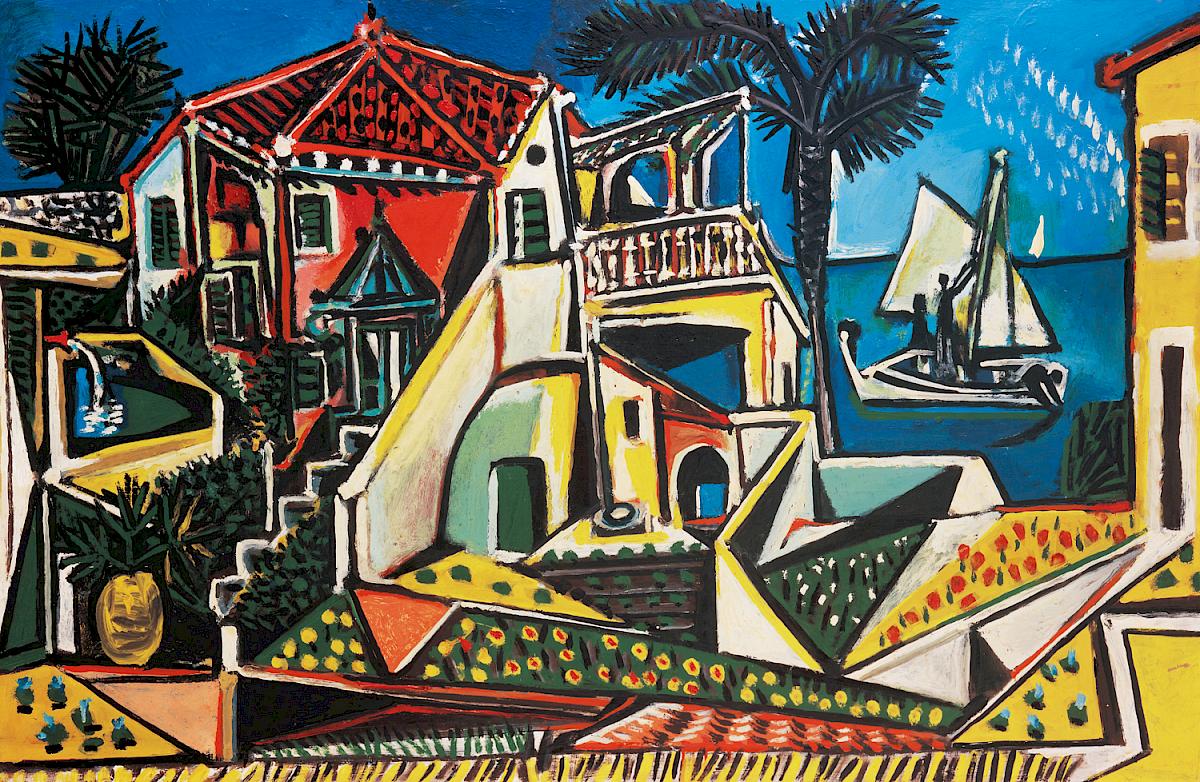Pablo Picasso: Mediterranean Landscape, 1952