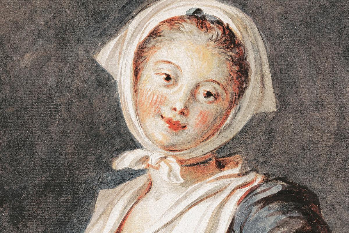 Jean-Honoré Fragonard | Girl with a Marmot, 1780s | The Albertina Museum, Vienna