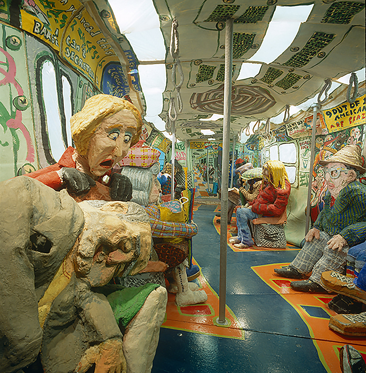 Red Grooms, Mimi Gross & The Ruckus Construction Company: Ruckus Manhattan: Subway, 1975/76
