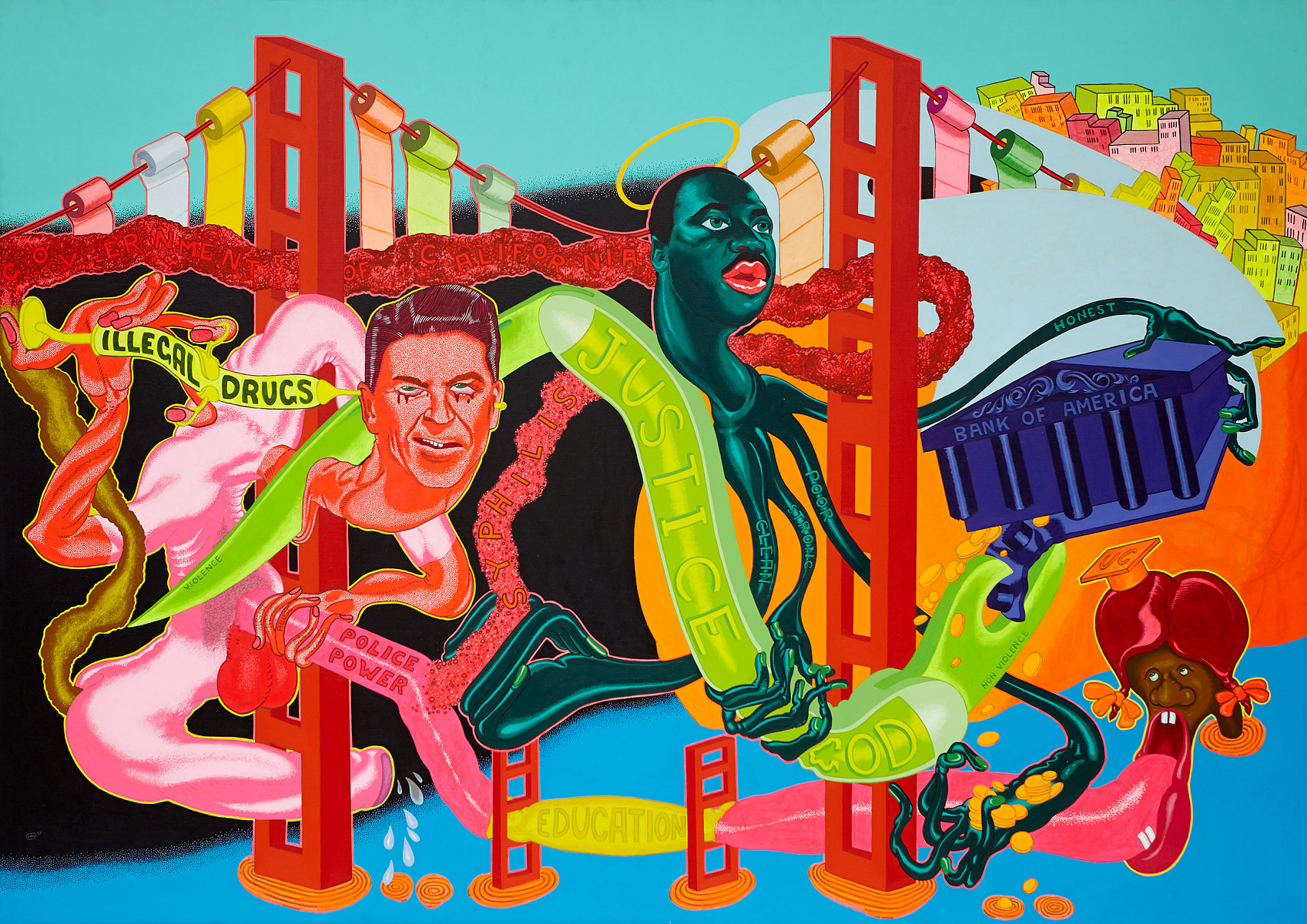Peter Saul: The Government of California, 1969