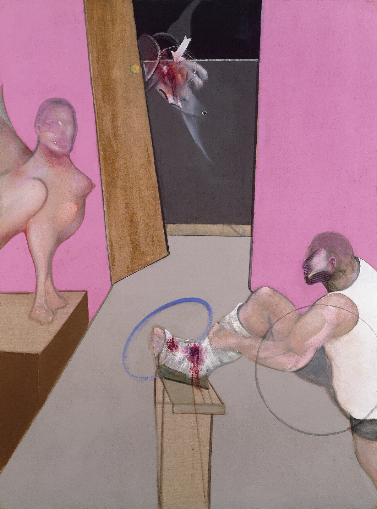 Francis Bacon: Oedipus und die Sphinx Nach Ingres, 1983