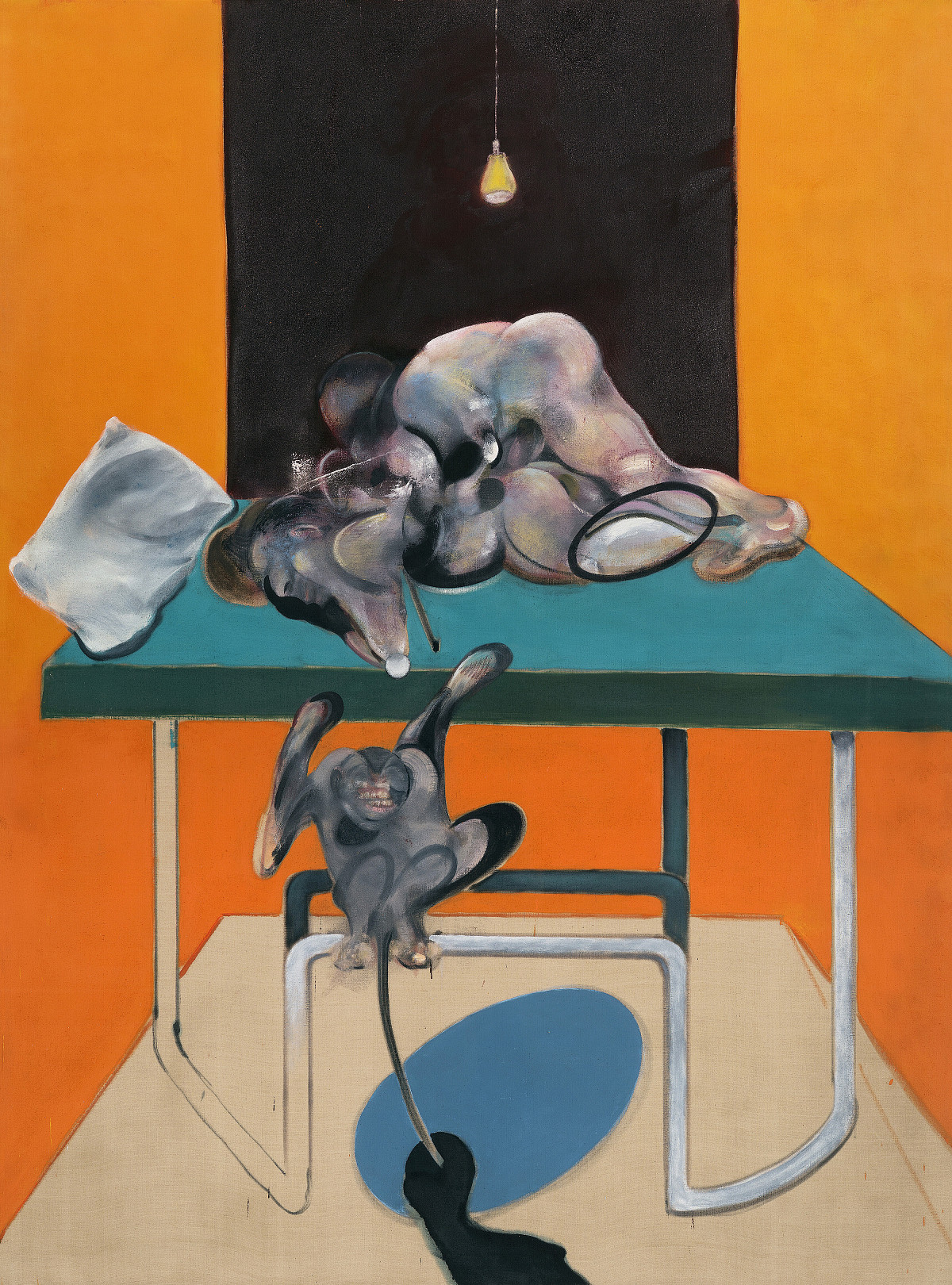 Francis Bacon: Zwei Figuren mit einem Affen, 1973