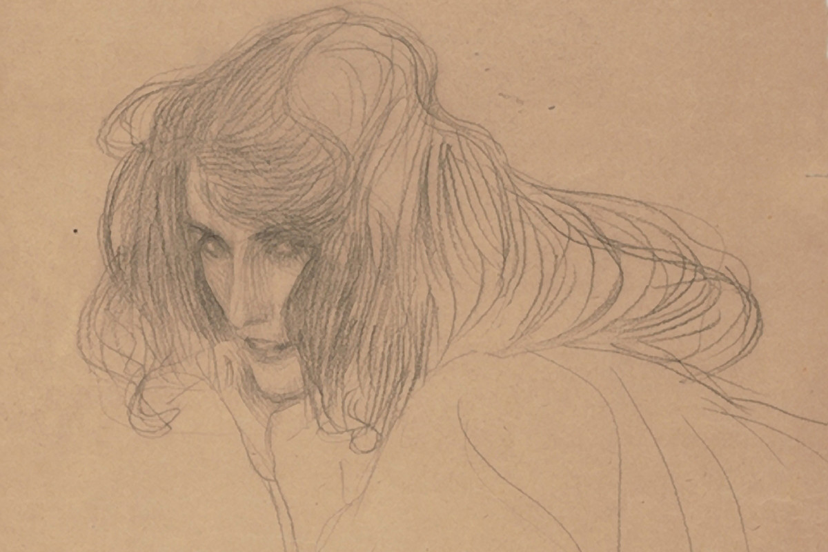 Gustav Klimt | Studie für „Unkeuschheit“ im Beethovenfries, 1901 |  © ALBERTINA, Wien