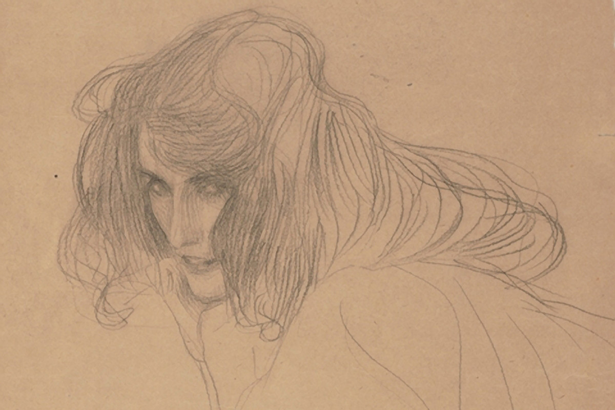 Gustav Klimt | Studie für „Unkeuschheit“ im Beethovenfries, 1901 | © ALBERTINA, Wien