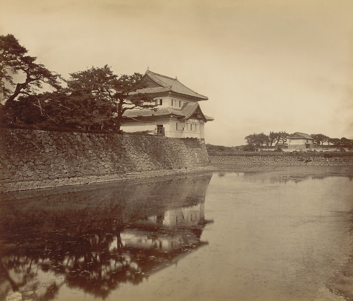Raimund Stillfried von Rathenitz: Kaiserlicher Palast, Tokio, Japan, um 1875