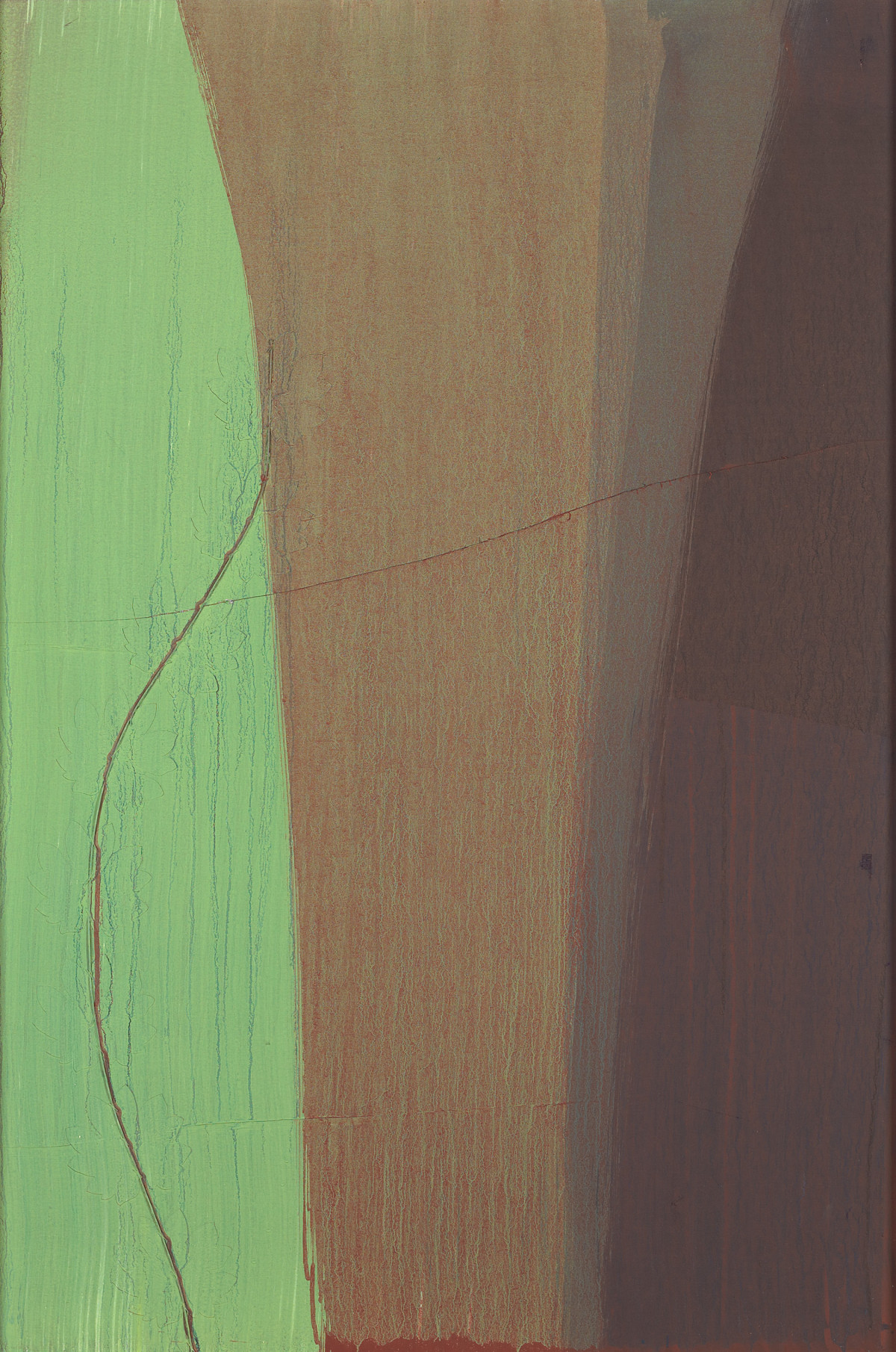 Arnulf Rainer: Leaf Painting, 1996