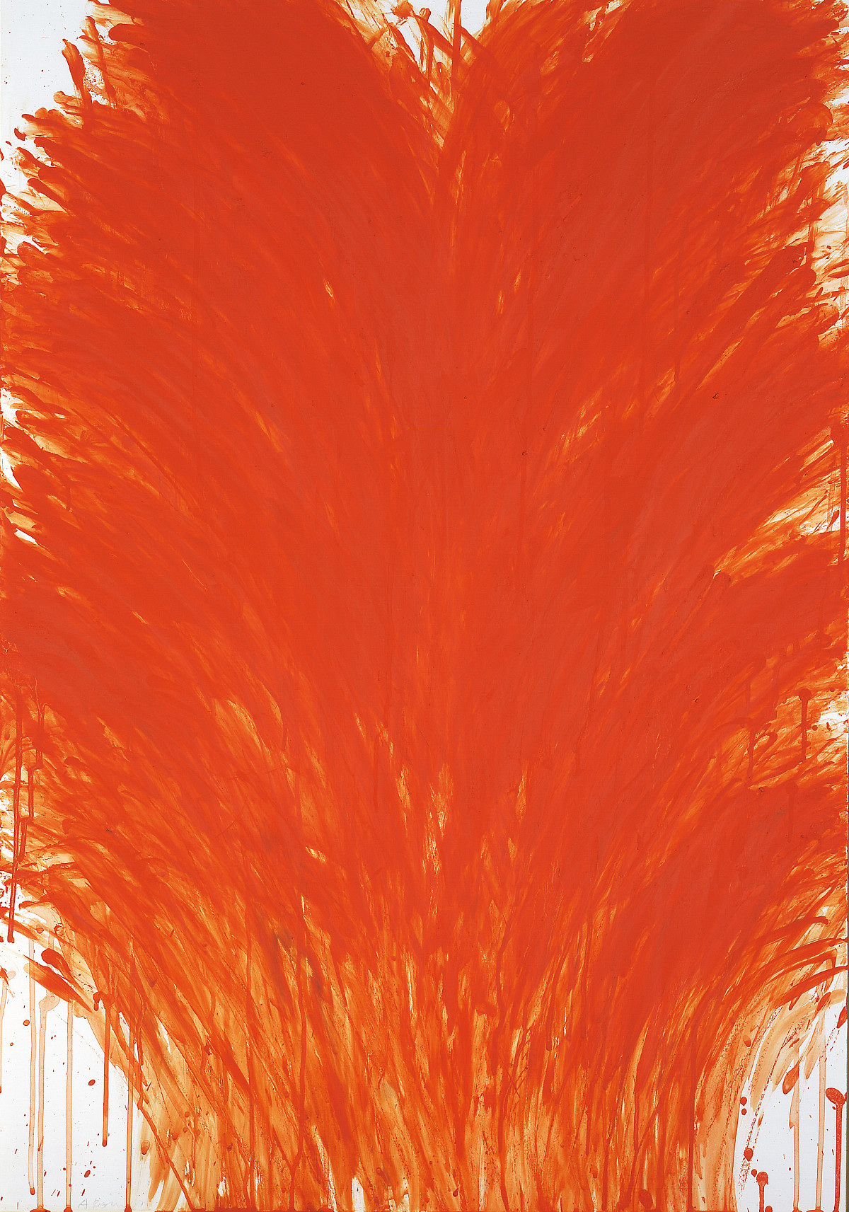 Arnulf Rainer: Red Finger Painting, 1997