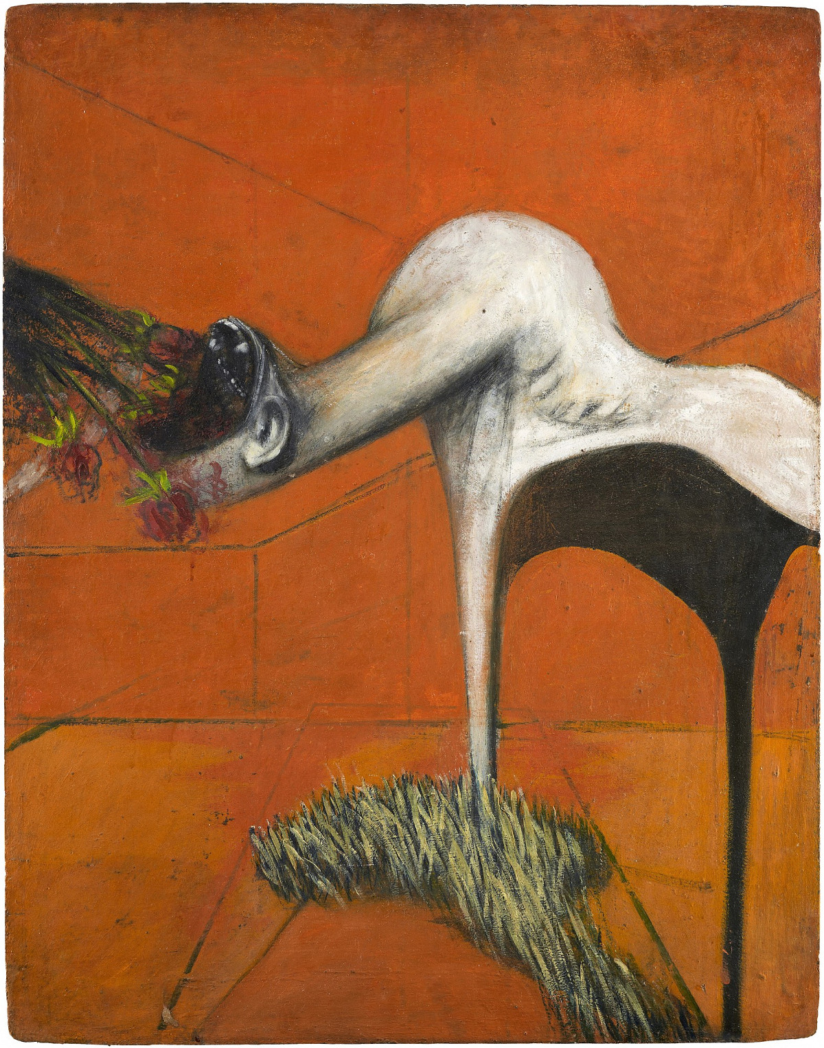 Francis Bacon | Study for a Figure ("Fury"), ca. 1944 | Private Collection © The Estate of Francis Bacon / All rights reserved / Bildrecht, Vienna und DACS, London 2026
