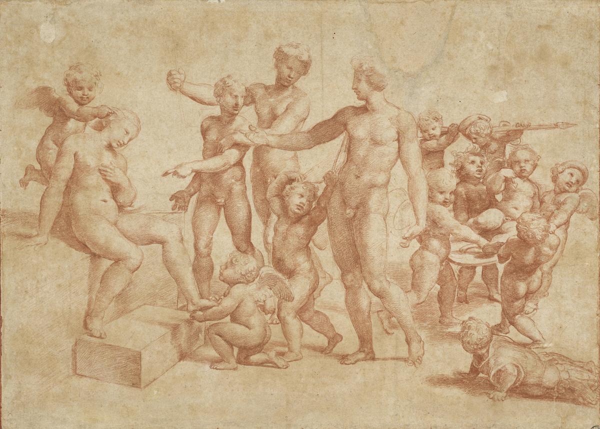 Raffael: Die Hochzeit von Alexander und Roxane, um 1517