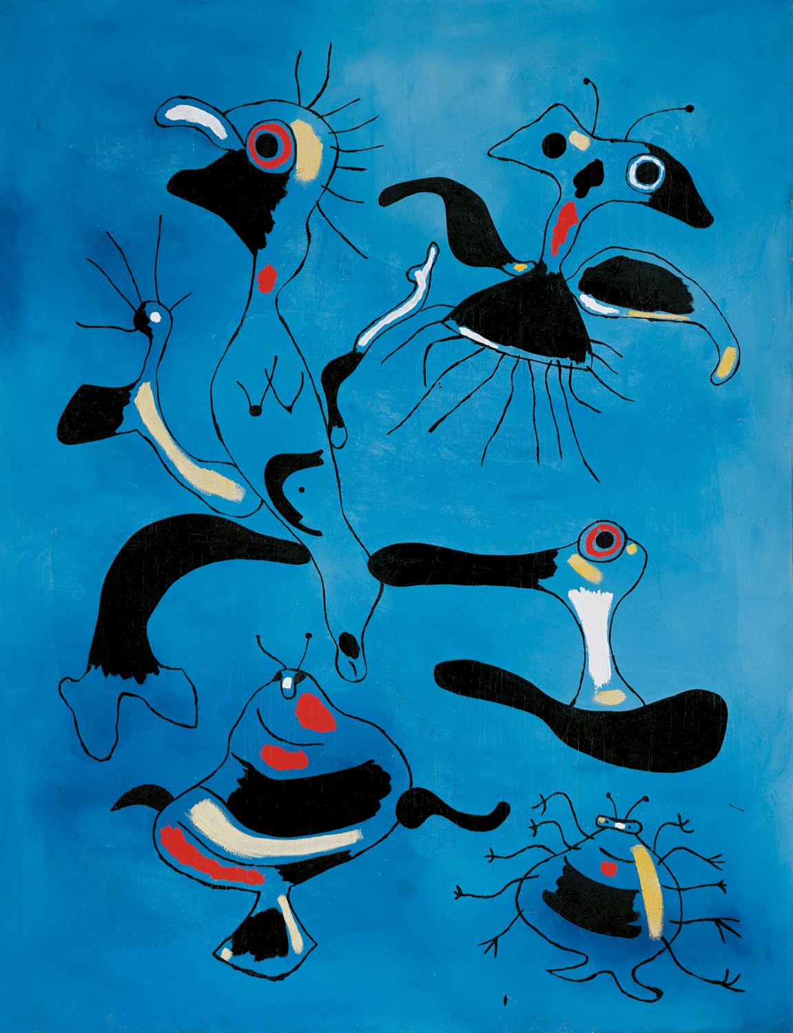 Joan Miró: Painting (Birds and Insects), 1938