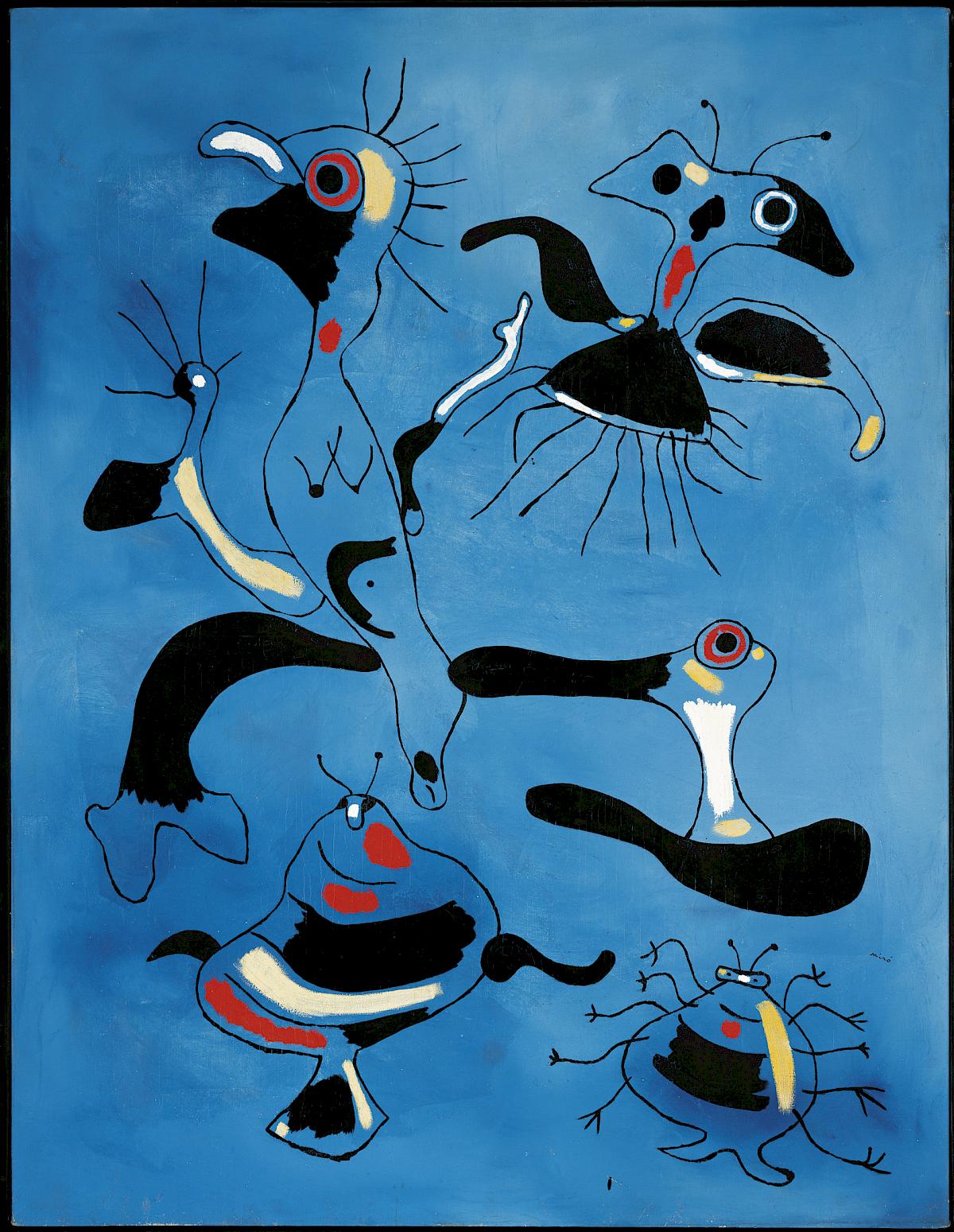 Joan Miró: Painting (Birds and Insects), 1938