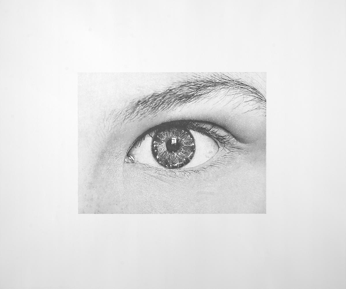 Sonja Gangl: CAPTURED ON PAPER_eyes (Emily), 2013