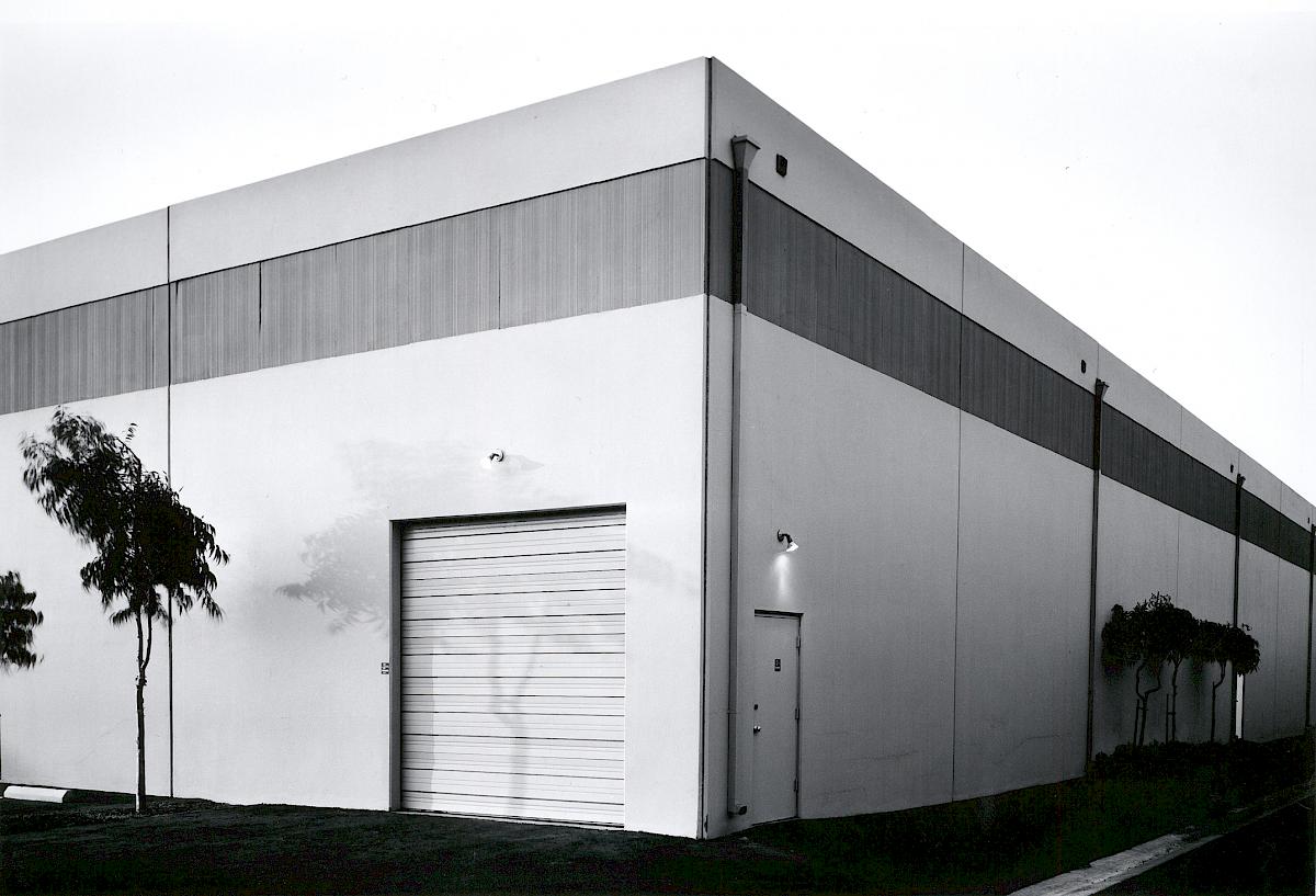 Lewis Baltz: Southeast Corner, Semicoa, 333 McCormick, Costa Mesa, from the series The New Industrial Parks Near Irvine, California., 1974