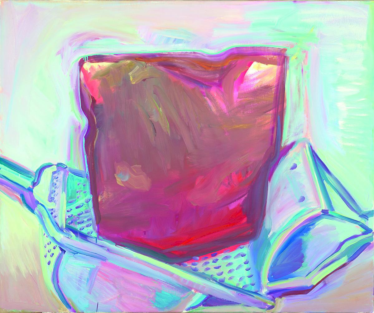 Maria Lassnig: Potato Press, 1989