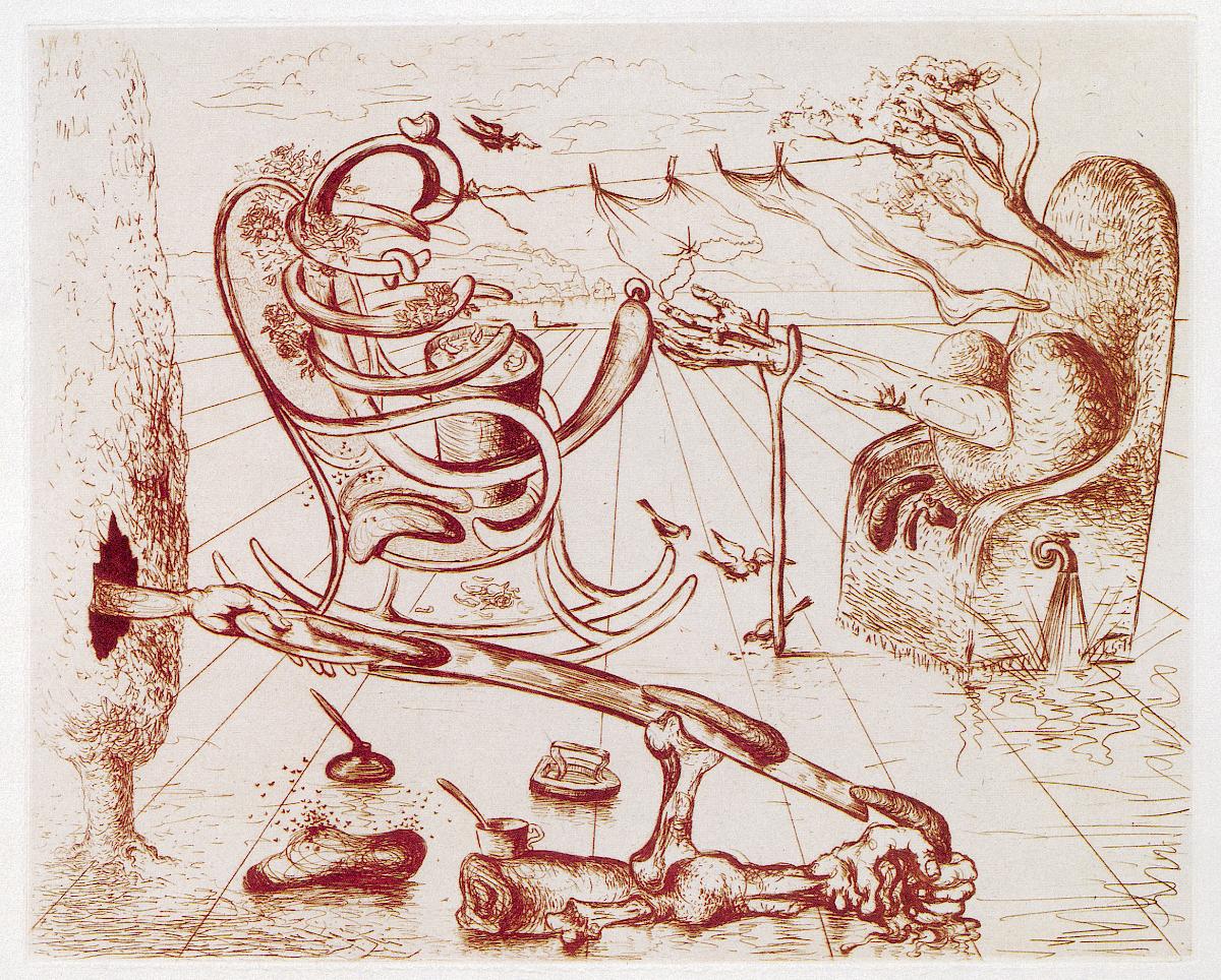 Salvador Dalí: Fantastic Beach Scene, 1935