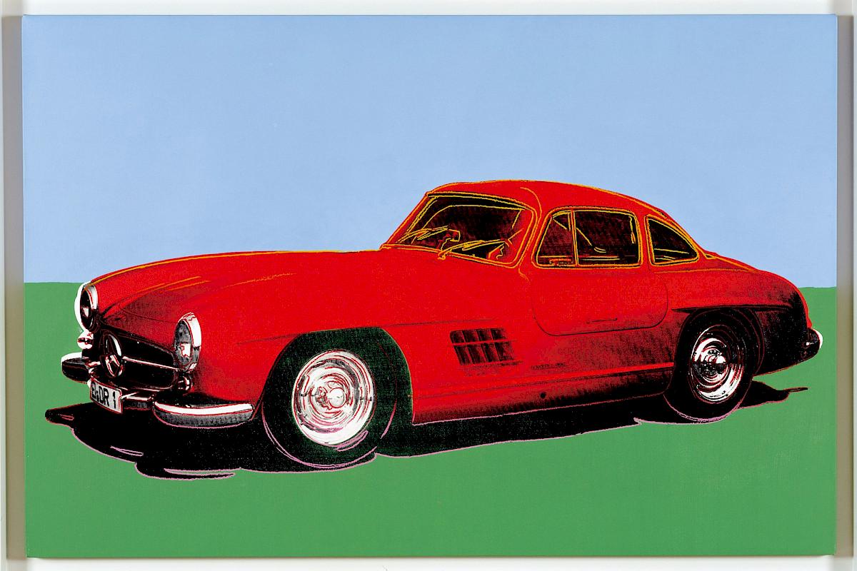 Andy Warhol |
Mercedes-Benz 300 SL Coupé, 1954
|
Daimler Art Collection Stuttgart/Berlin © The Andy Warhol Foundation for the Visual Arts.Inc./VBK, Wien 2010