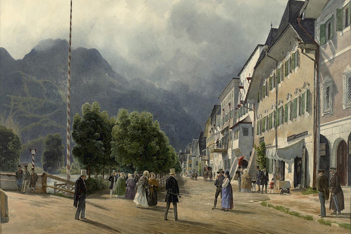 Rudolf von Alt |
The Esplanade in Ischl, 1840
|
© The Albertina Museum, Vienna