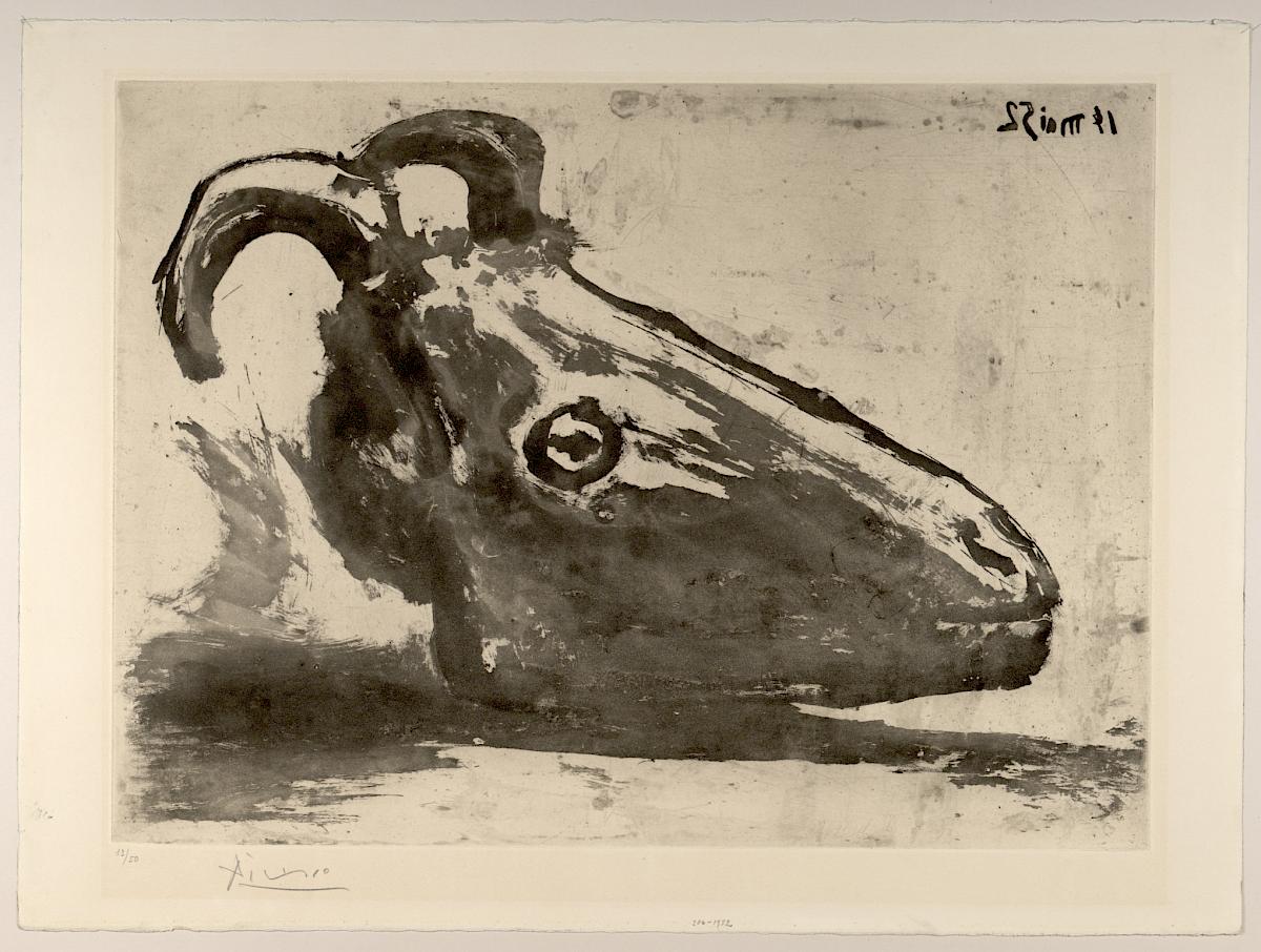 Pablo Picasso: Ziegenschädel, 1952 