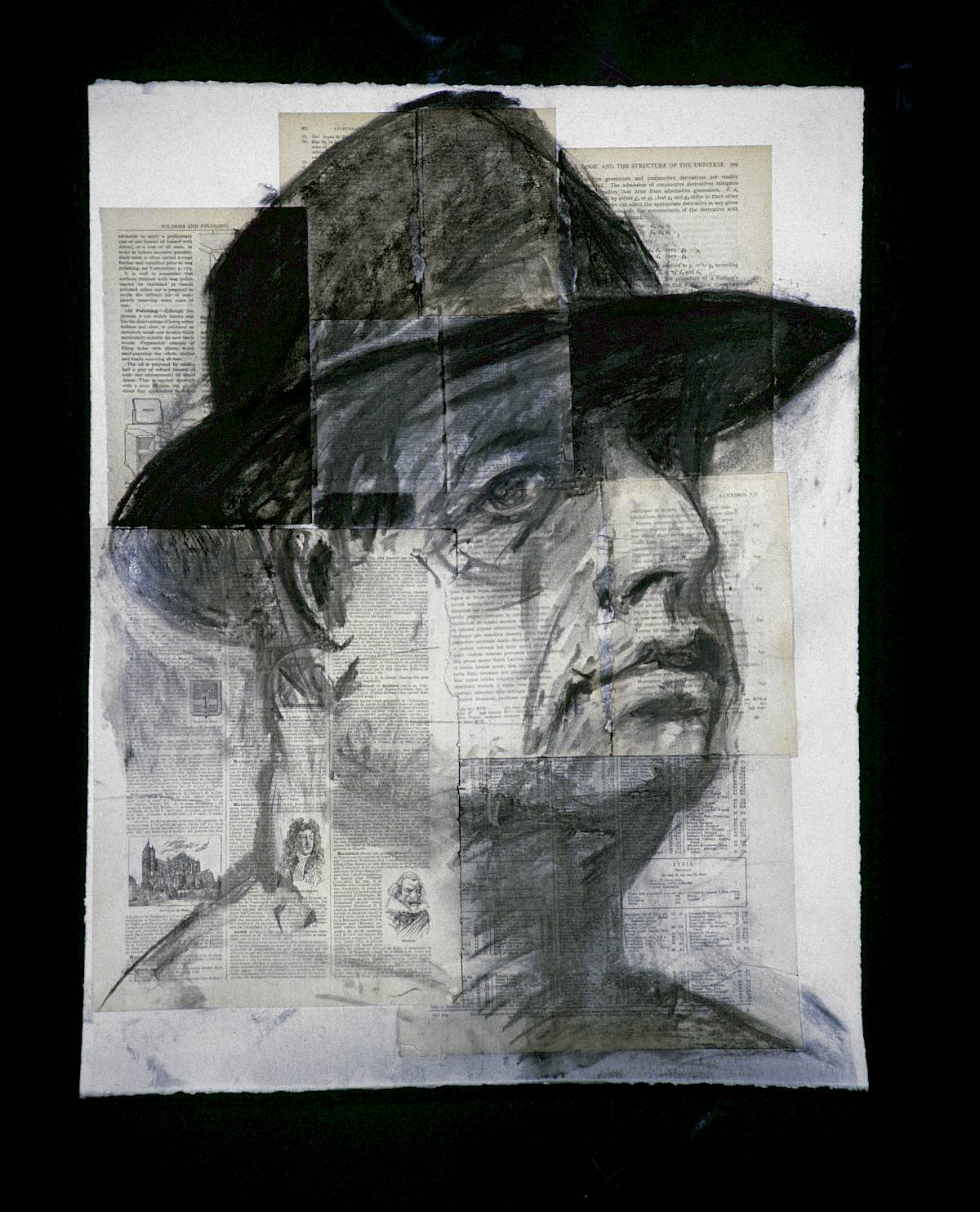 William Kentridge: Self-Portrait (Testing the Library), 1998