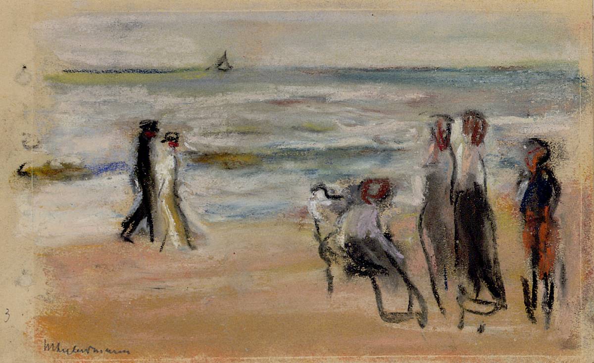 Max Liebermann | At the beach of Nordwijk, ca. 1908 | © The Albertina Museum, Vienna