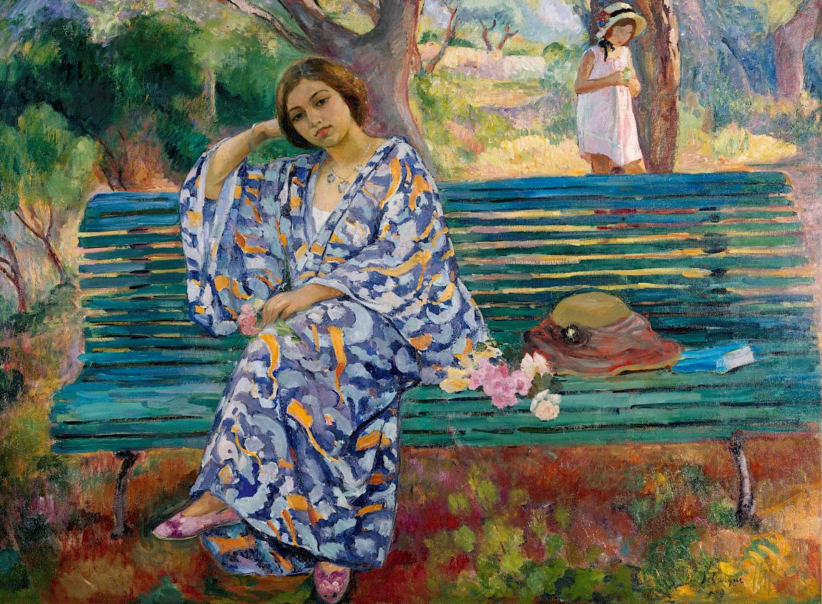 Henri Lebasque: On the green Bank, Sanary, 1911