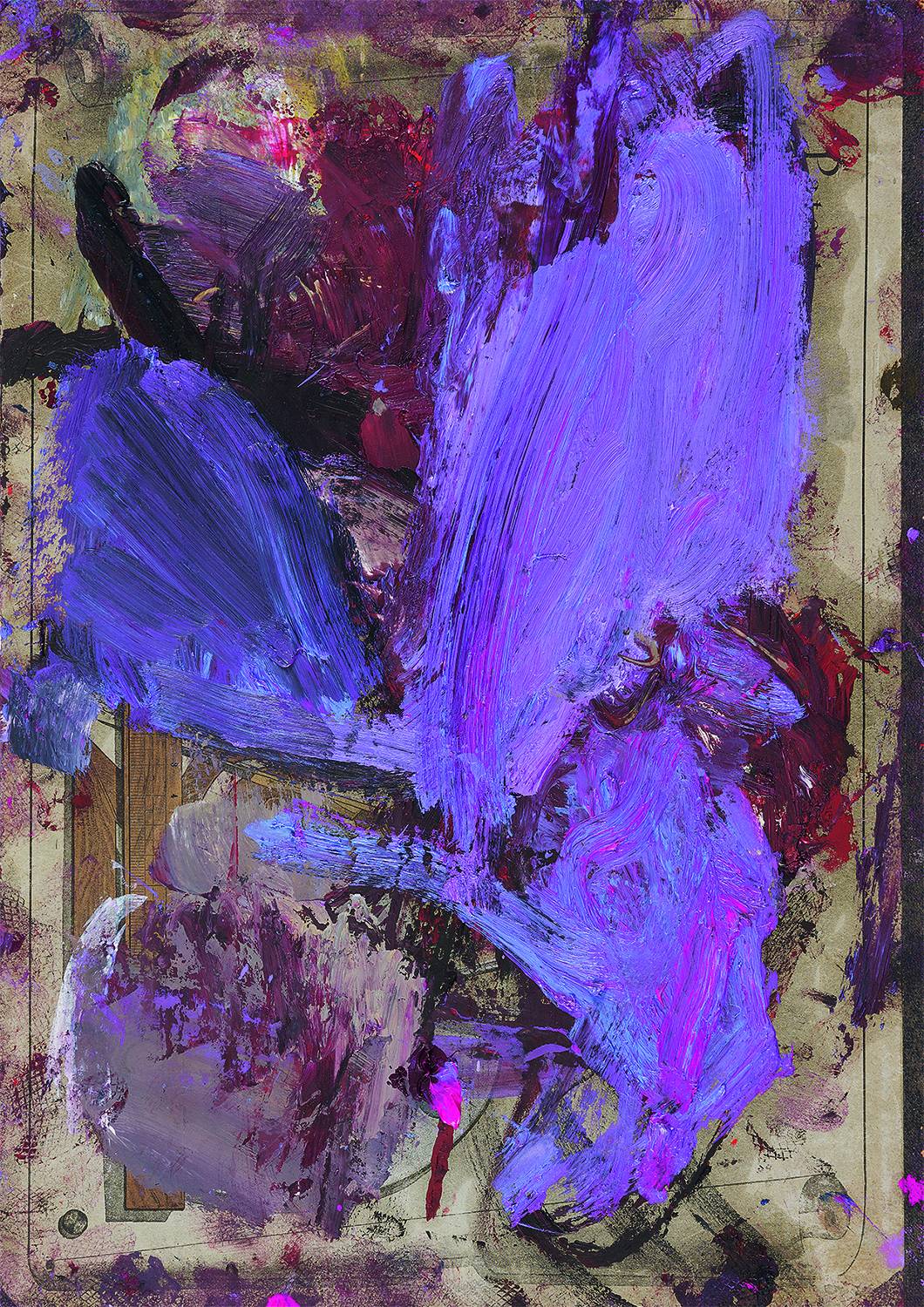 Martha Jungwirth: Considering the Fey Sisters III, 2017