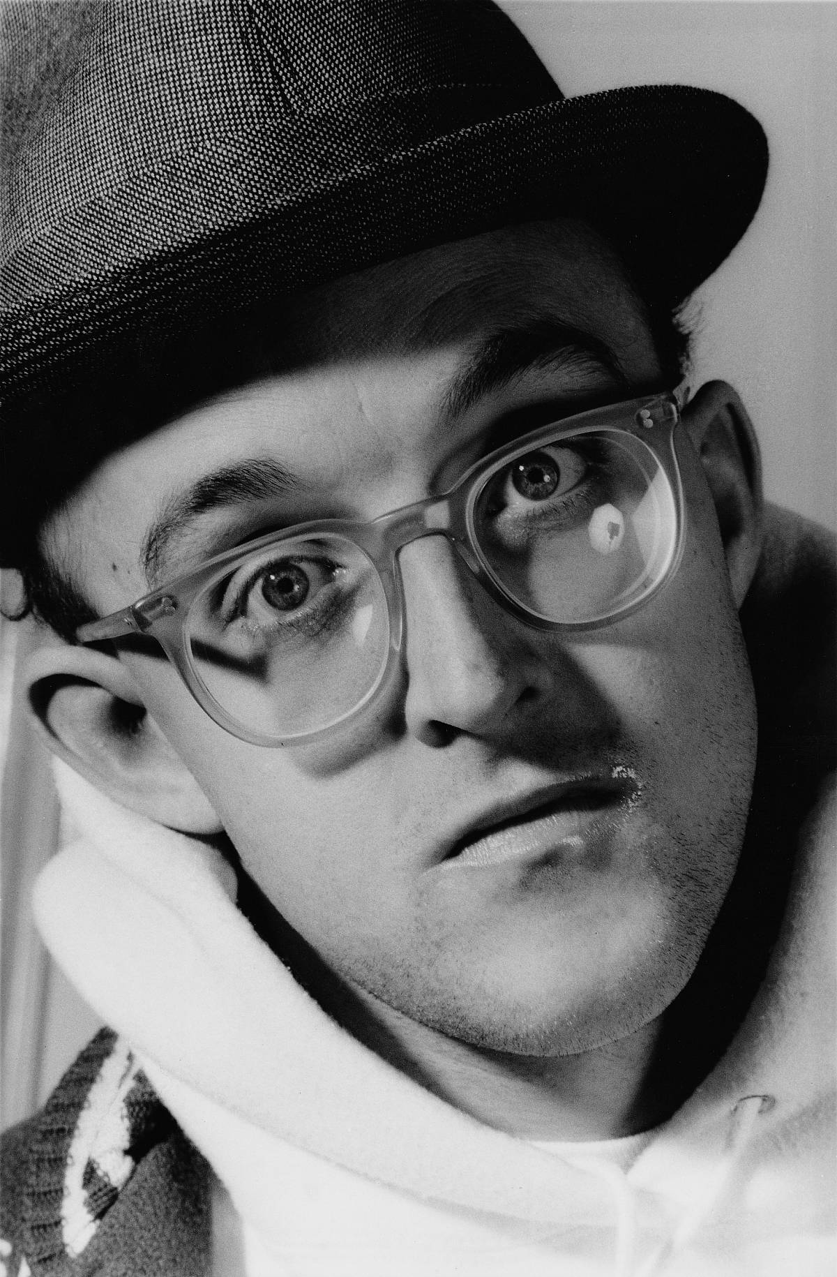 Gottfried Helnwein: Keith Haring (aus der Serie Faces), 1989/2014