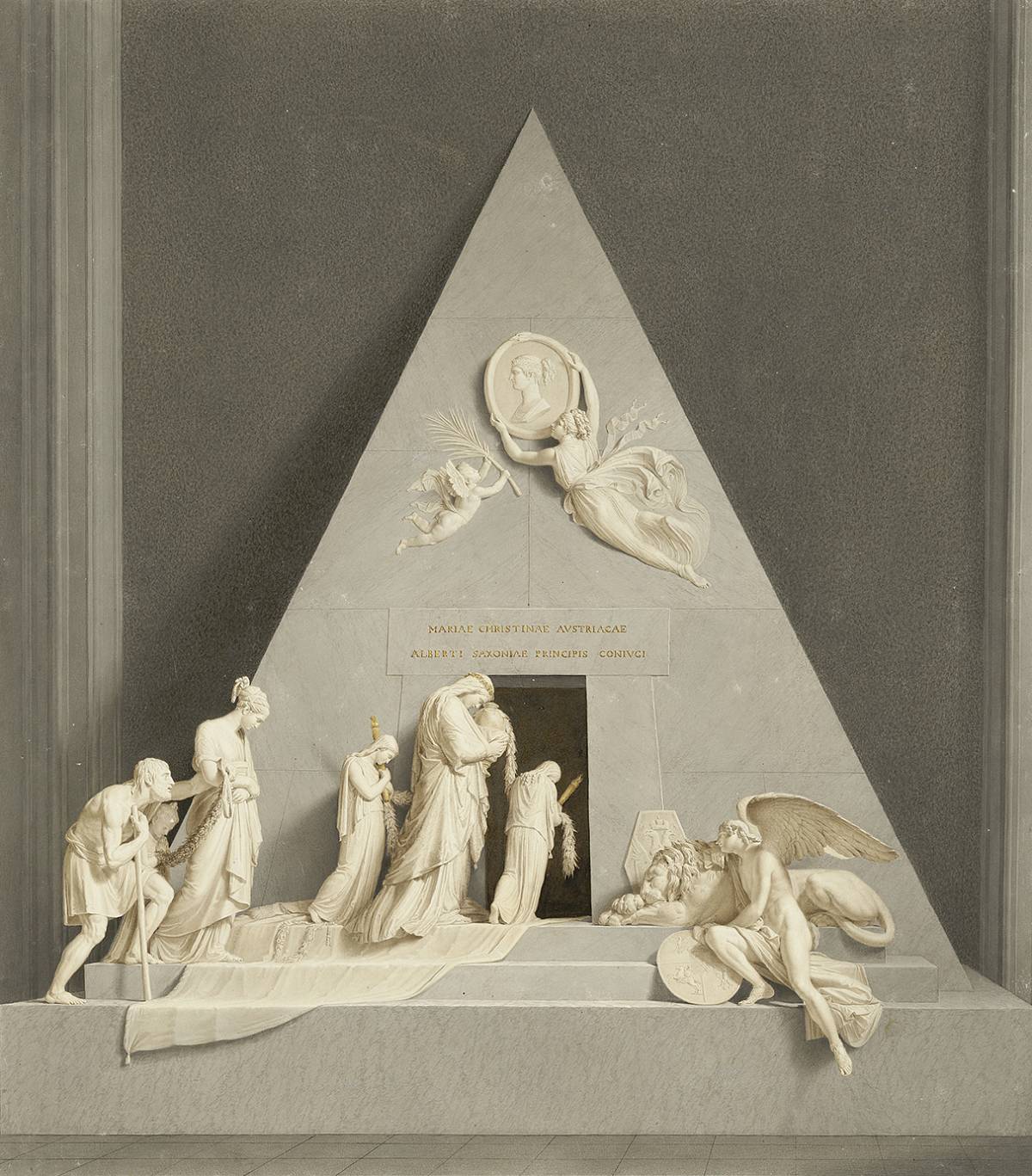 Domenico del Frate: Cenotaph for Archduchess Marie Christine, 1805