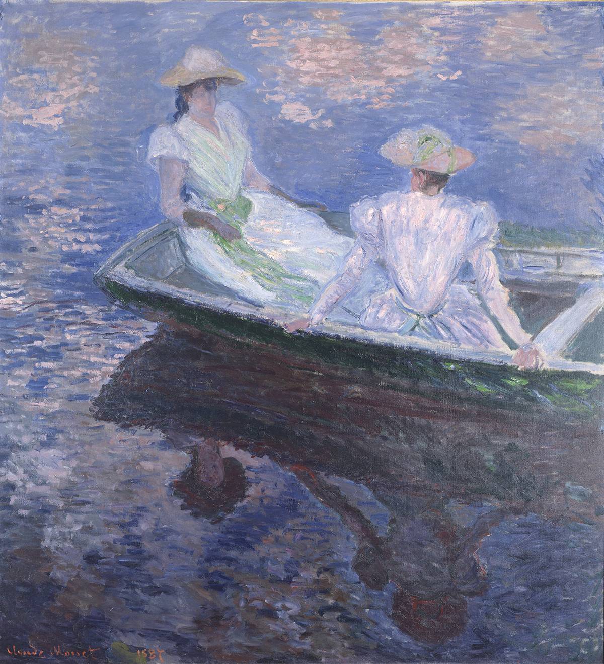 Claude Monet: Junge Mädchen im Boot, 1887
