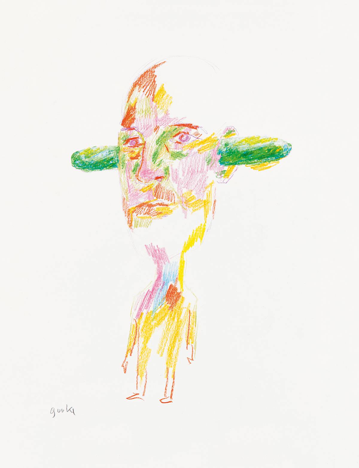 Erwin Wurm: Cucumber, 2017