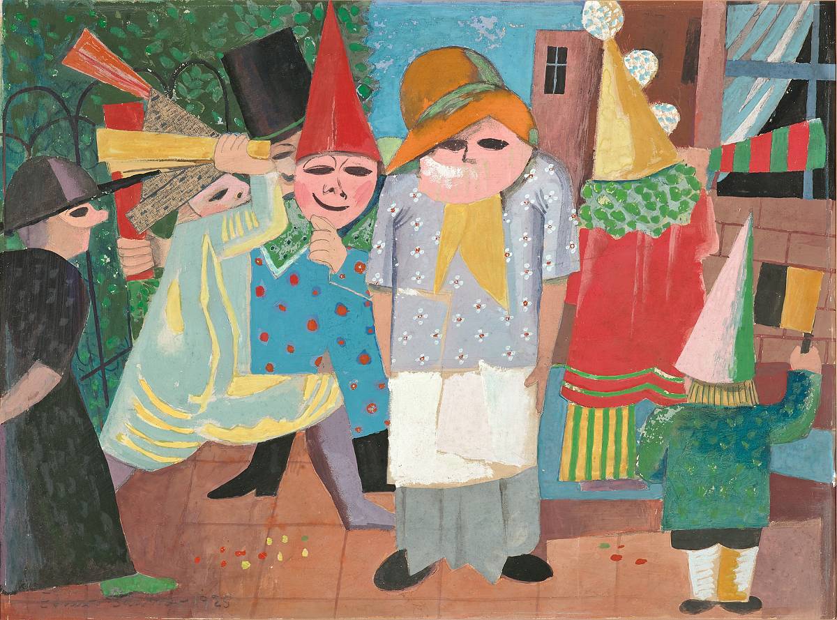Eduard Bäumer: Kinderfasching, 1925