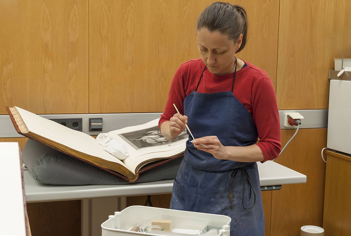 Conservation | Photo © The Albertina Museum, Vienna