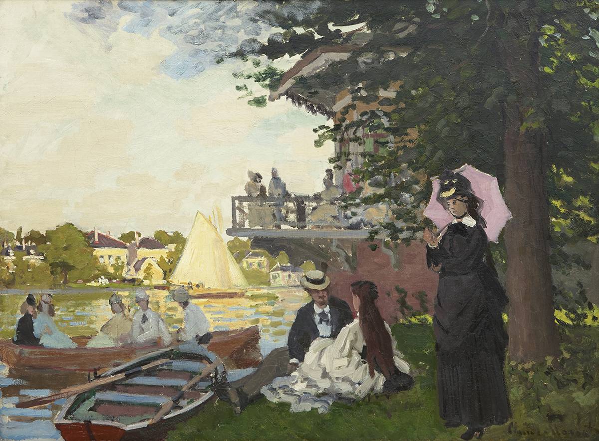 Claude Monet: Der Landesteg, 1871