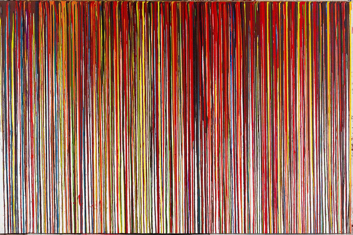 Hermann Nitsch: Poured Painting, 2011