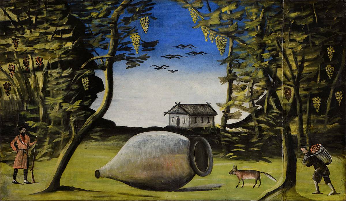 Niko Pirosmani: Großer Marani im Wald, 