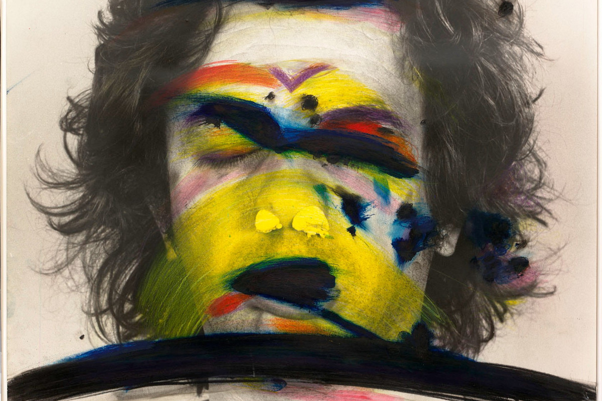 Arnulf Rainer | Face Farces: Farbstreifen, 1972 | The ALBERTINA Museum, Vienna © Arnulf Rainer