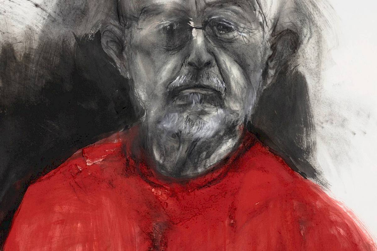 Jim Dine | Old Rider, 2008 | Acrylic and pastel on paper | Albertina, Vienna  © 2019 Jim Dine | ARS, NY | Bildrecht, Vienna, 2019
