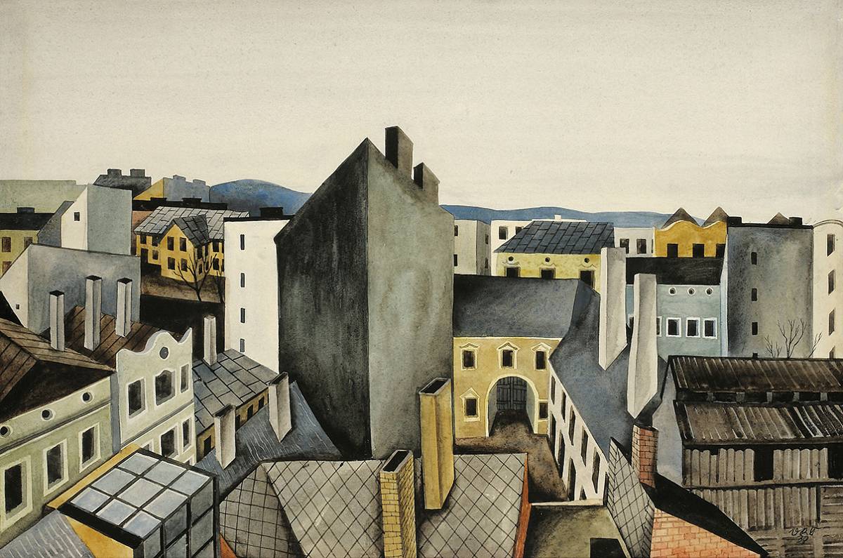 Otto Rudolf Schatz: Häuser, 1930