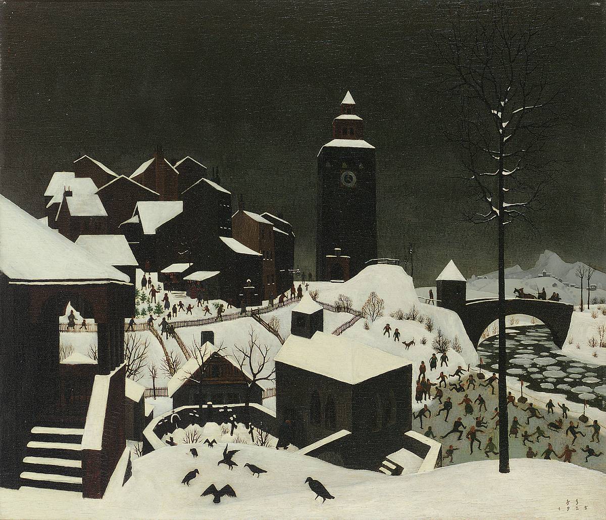 Franz Sedlacek: Winterlandschaft, 1925